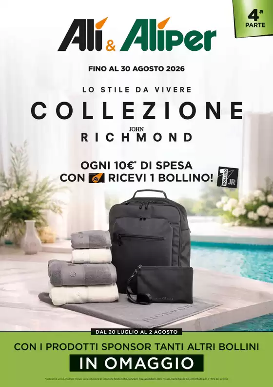 Volantino Alì e Alìper | Short Richmond | 2026-07-16T00:00:00.000Z - 2026-08-30T00:00:00.000Z