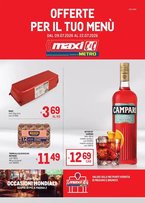 Volantino Metro | Offerte per il tuo menù - MAXI | 2026-07-09T00:00:00.000Z - 2026-07-22T00:00:00.000Z
