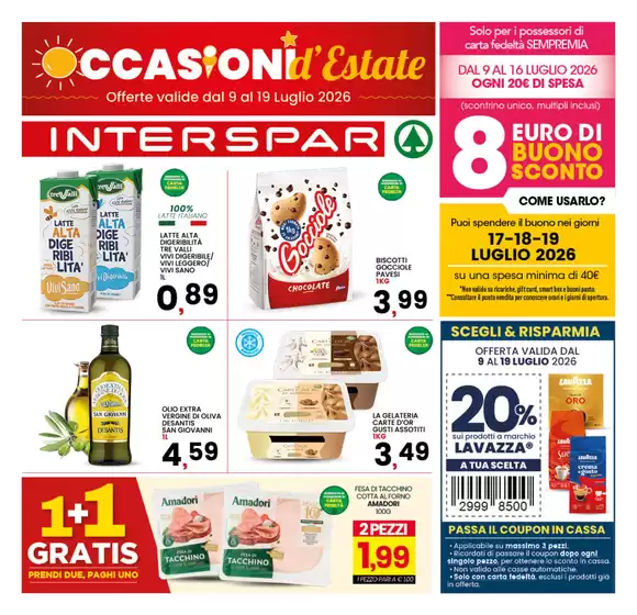 Volantino Interspar | Occasioni d'estate | 2026-07-09T00:00:00.000Z - 2026-07-19T00:00:00.000Z
