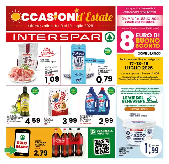 Volantino Interspar | Offerte Interspar | 2026-07-09T00:00:00.000Z - 2026-07-19T00:00:00.000Z