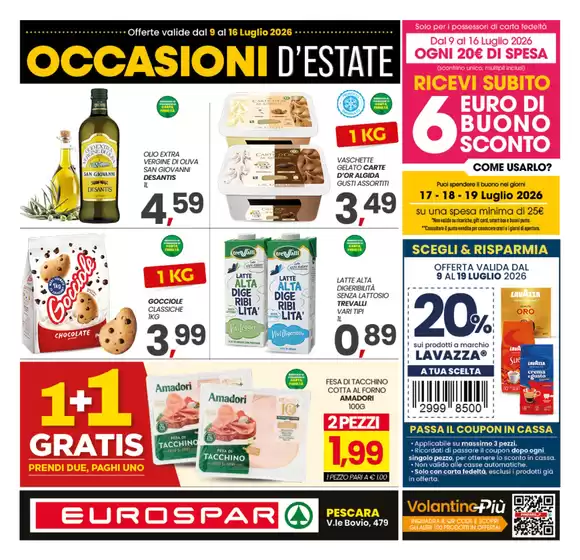Volantino Eurospar | Occasioni d'estate | 2026-07-09T00:00:00.000Z - 2026-07-19T00:00:00.000Z