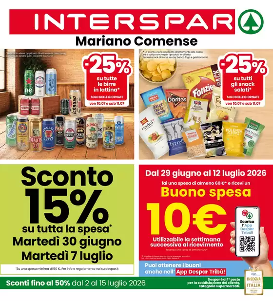 Volantino Interspar | Che Convenienza | 2026-07-02T00:00:00.000Z - 2026-07-15T00:00:00.000Z