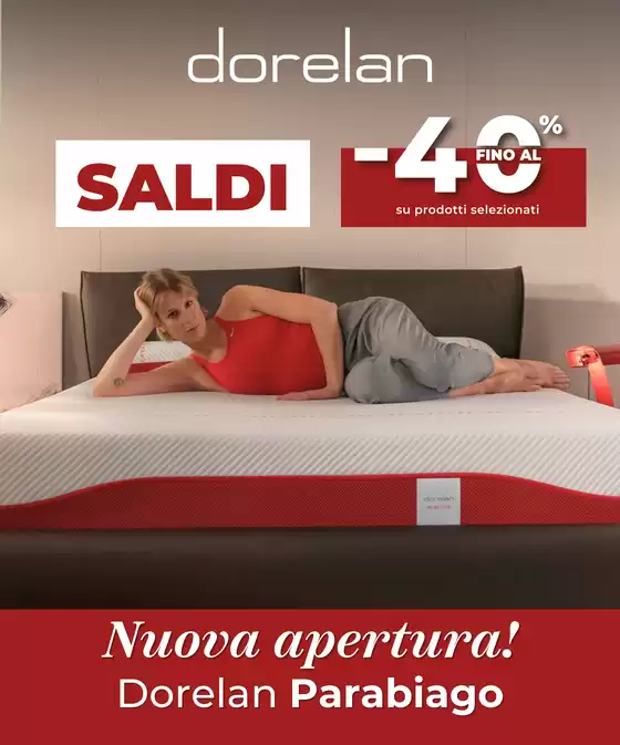 Volantino Dorelan a Carlentini | Nuova Apertura Parabiago | 2026-07-11T00:00:00.000Z - 2026-08-08T00:00:00.000Z