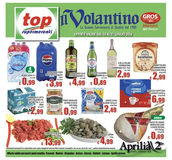 Volantino Top Supermercati | Il volantino | 2026-07-10T00:00:00.000Z - 2026-07-21T00:00:00.000Z