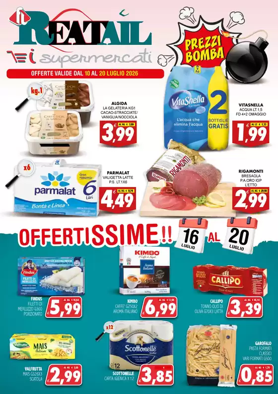 Volantino Reatail Supermercati | Offertissime!! | 2026-07-10T00:00:00.000Z - 2026-07-20T00:00:00.000Z