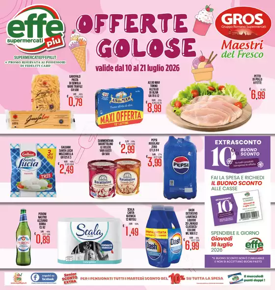 Volantino Effepiù a Este | Offerte golose | 2026-07-10T00:00:00.000Z - 2026-07-21T00:00:00.000Z