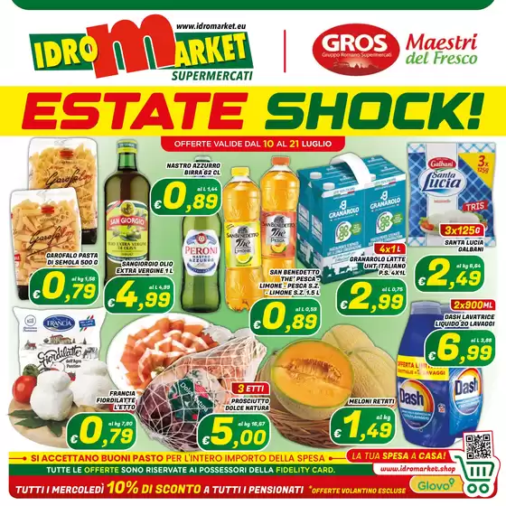 Volantino Idromarket | Estate shock! | 2026-07-10T00:00:00.000Z - 2026-07-21T00:00:00.000Z