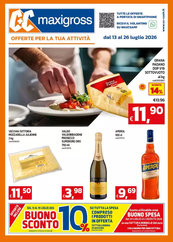 Volantino C+C a Cornate d'Adda | Offerte per la tua attivita | 2026-07-13T00:00:00.000Z - 2026-07-26T00:00:00.000Z