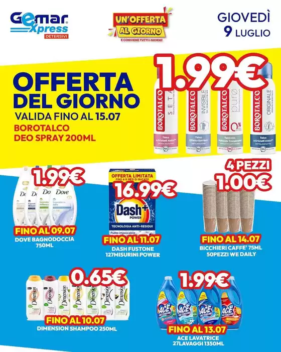 Volantino Gemar Detersivi | Offerte esclusive e affari | 2026-07-09T00:00:00.000Z - 2026-07-15T00:00:00.000Z