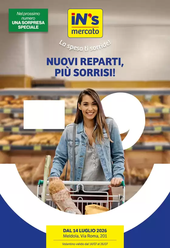 Volantino IN'S | Nuovi reparti, piu sorrisi! | 2026-07-14T00:00:00.000Z - 2026-07-26T00:00:00.000Z