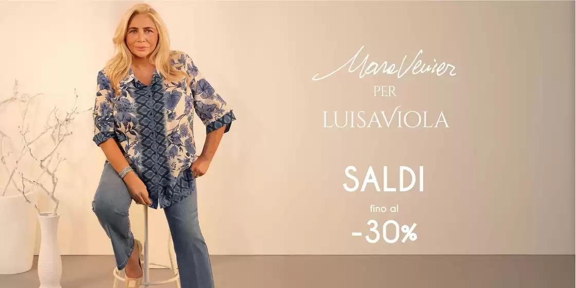 Volantino Luisa Viola | Saldi fino al -30% | 2026-07-10T00:00:00.000Z - 2026-07-19T00:00:00.000Z