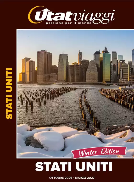 Volantino Utat viaggi a Este | Stati Uniti Winter 2026 | 2026-10-01T00:00:00.000Z - 2027-03-31T00:00:00.000Z