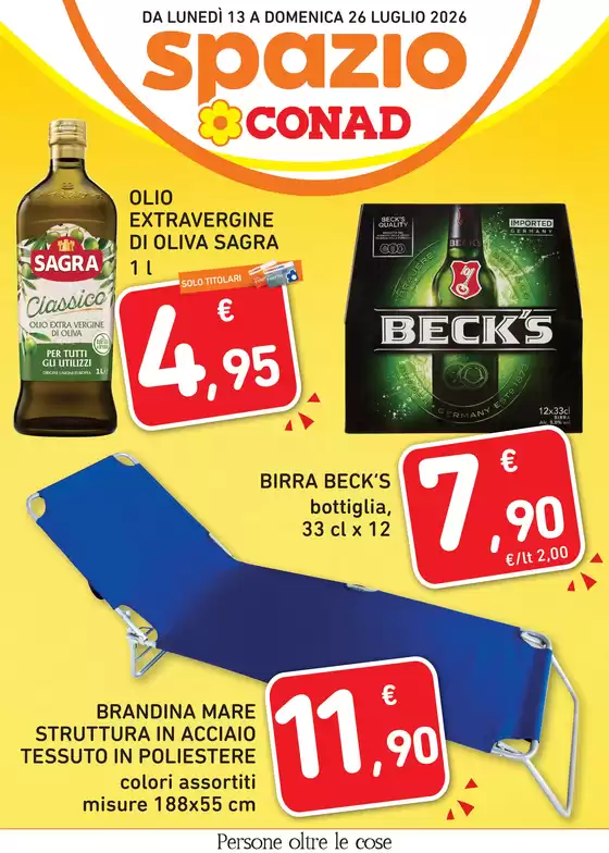 Volantino Spazio Conad | PREZZI IMBATTIBILI | 2026-07-13T00:00:00.000Z - 2026-07-26T00:00:00.000Z