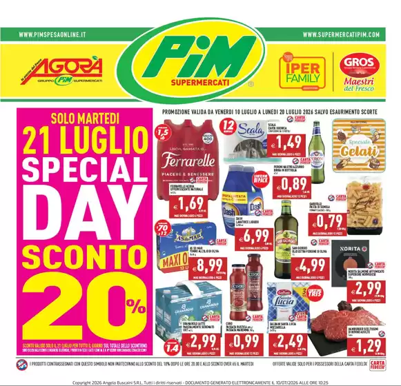 Volantino Pim | Offerte | 2026-07-10T00:00:00.000Z - 2026-07-20T00:00:00.000Z