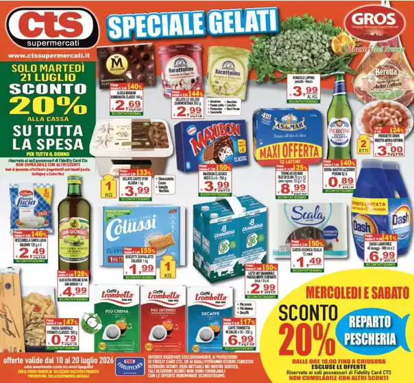 Volantino CTS Supermercati | Speciale gelati | 2026-07-10T00:00:00.000Z - 2026-07-20T00:00:00.000Z