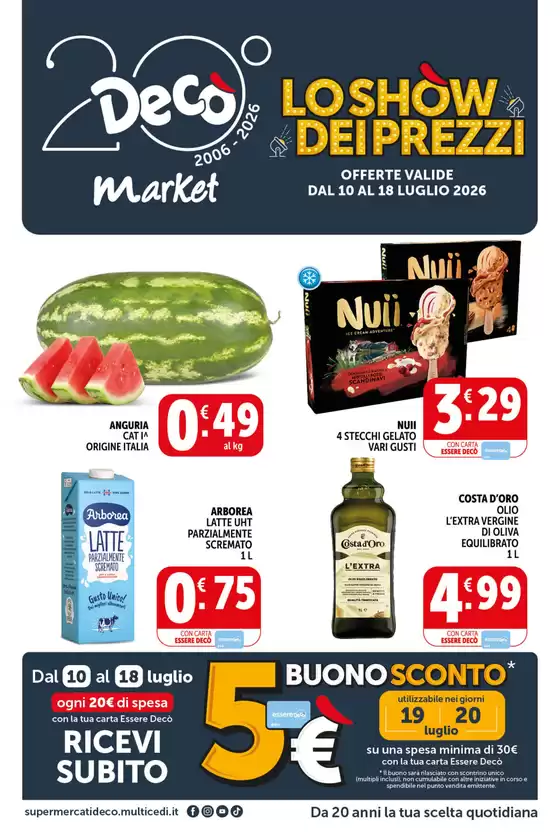Volantino Decò a Bari | Lo show dei prezzi | 2026-07-10T00:00:00.000Z - 2026-07-20T00:00:00.000Z