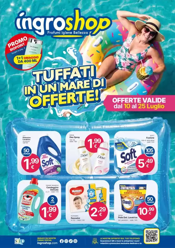 Volantino Ingroshop | Tuffati in un mare di offerte! | 2026-07-10T00:00:00.000Z - 2026-07-25T00:00:00.000Z