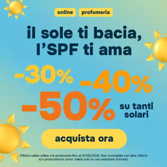 Volantino Beauty Star | Il sole ti bacia | 2026-07-11T00:00:00.000Z - 2026-08-31T00:00:00.000Z