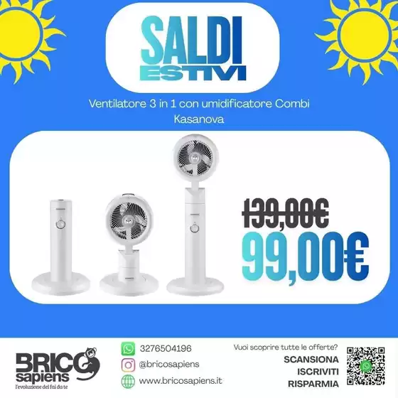 Volantino Brico Sapiens | Saldi estivi | 2026-07-13T00:00:00.000Z - 2026-07-31T00:00:00.000Z