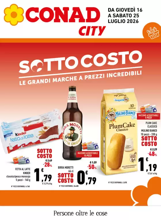 Volantino Conad City | Sottocosto | 2026-07-16T00:00:00.000Z - 2026-07-25T00:00:00.000Z