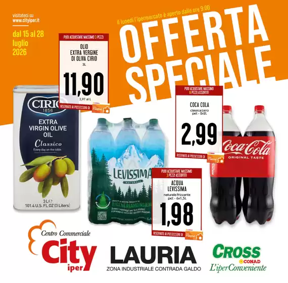 Volantino Conad Superstore a Pedemonte | Offerta Speciale | 2026-07-15T00:00:00.000Z - 2026-07-28T00:00:00.000Z