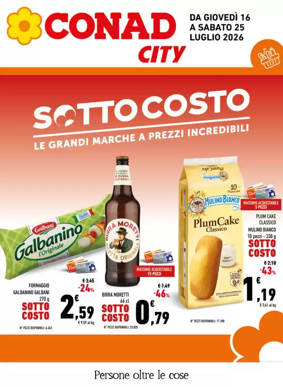 Volantino Conad City | Sottocosto | 2026-07-16T00:00:00.000Z - 2026-07-25T00:00:00.000Z