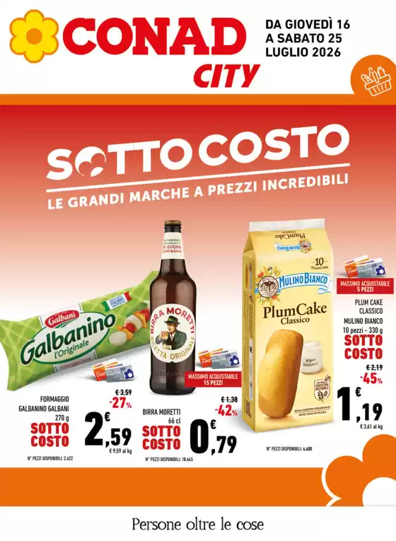 Volantino Conad City | Sottocosto | 2026-07-16T00:00:00.000Z - 2026-07-25T00:00:00.000Z