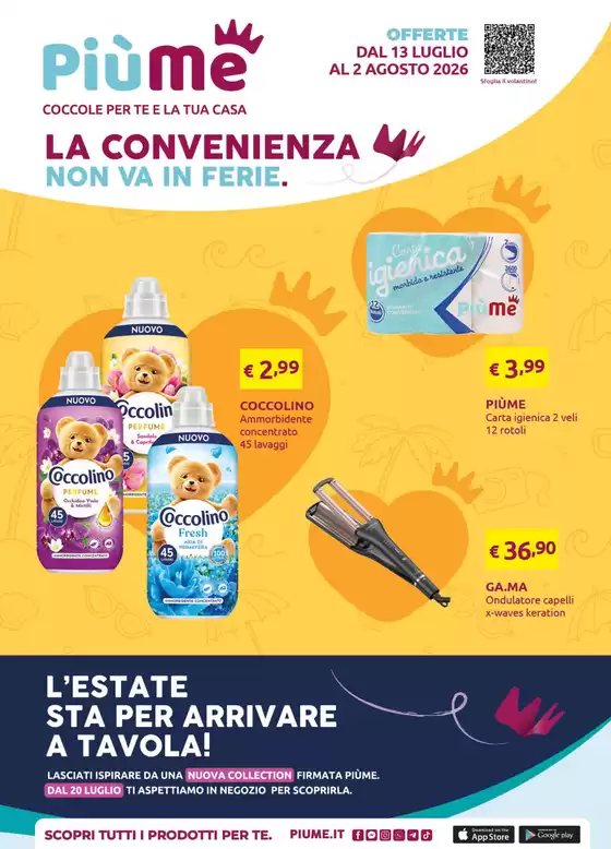 Volantino Smoll | La convenienza non va in ferie. | 2026-07-13T00:00:00.000Z - 2026-08-02T00:00:00.000Z