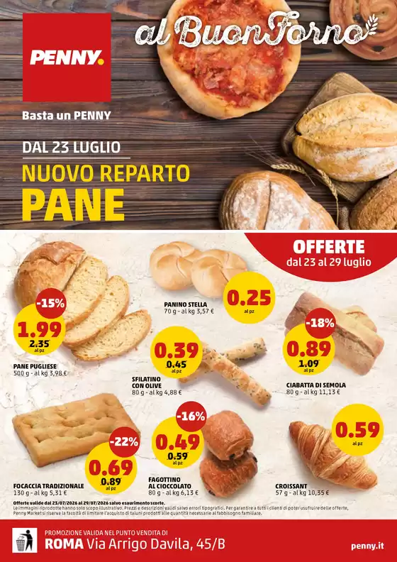 Volantino PENNY | Nuovo reparto | 2026-07-23T00:00:00.000Z - 2026-07-29T00:00:00.000Z