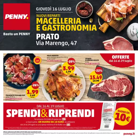 Volantino PENNY a Alice Castello | Nuovo reparto | 2026-07-16T00:00:00.000Z - 2026-07-29T00:00:00.000Z