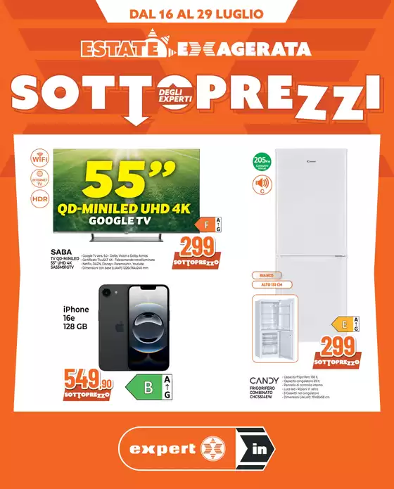 Volantino Extracoop | Expert Sottoprezzi | 2026-07-16T00:00:00.000Z - 2026-07-29T00:00:00.000Z