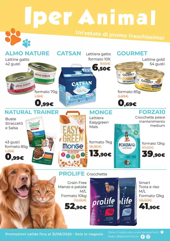 Volantino Iper Animal a Ghisalba | Efcff7dae2b5163385c63444b7c432639fdacaf5 | 2026-07-14T00:00:00.000Z - 2026-08-31T00:00:00.000Z