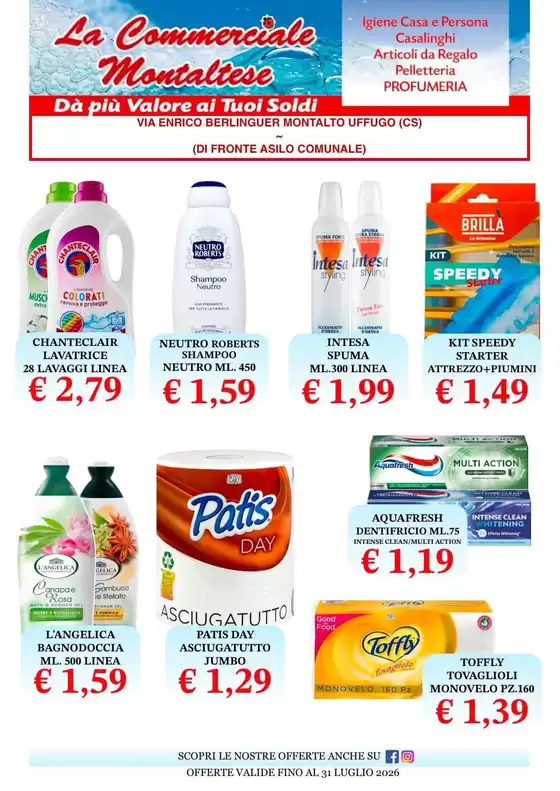 Volantino La Commerciale Montaltese | Da piu valore ai tuoi soldi | 2026-07-14T00:00:00.000Z - 2026-07-31T00:00:00.000Z