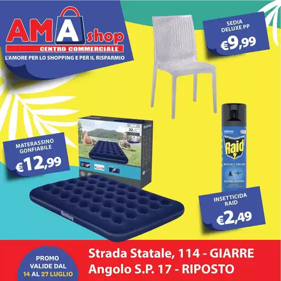 Volantino Amashop | Offerte | 2026-07-14T00:00:00.000Z - 2026-07-27T00:00:00.000Z