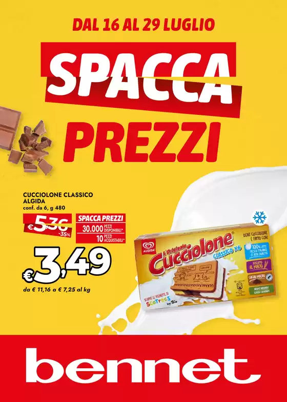 Volantino Bennet a Villanova d'Ardenghi | Spaccaprezzi | 2026-07-16T00:00:00.000Z - 2026-07-29T00:00:00.000Z