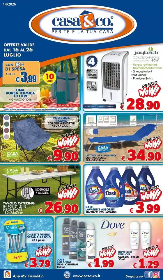 Volantino Casa & Co a Cinto Euganeo | Offerte valide dal 16 al 26 luglio | 2026-07-16T00:00:00.000Z - 2026-07-26T00:00:00.000Z