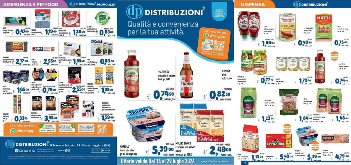Volantino Del Prete Alimentari | Offerte valide dal 14 al 29 luglio | 2026-07-14T00:00:00.000Z - 2026-07-29T00:00:00.000Z