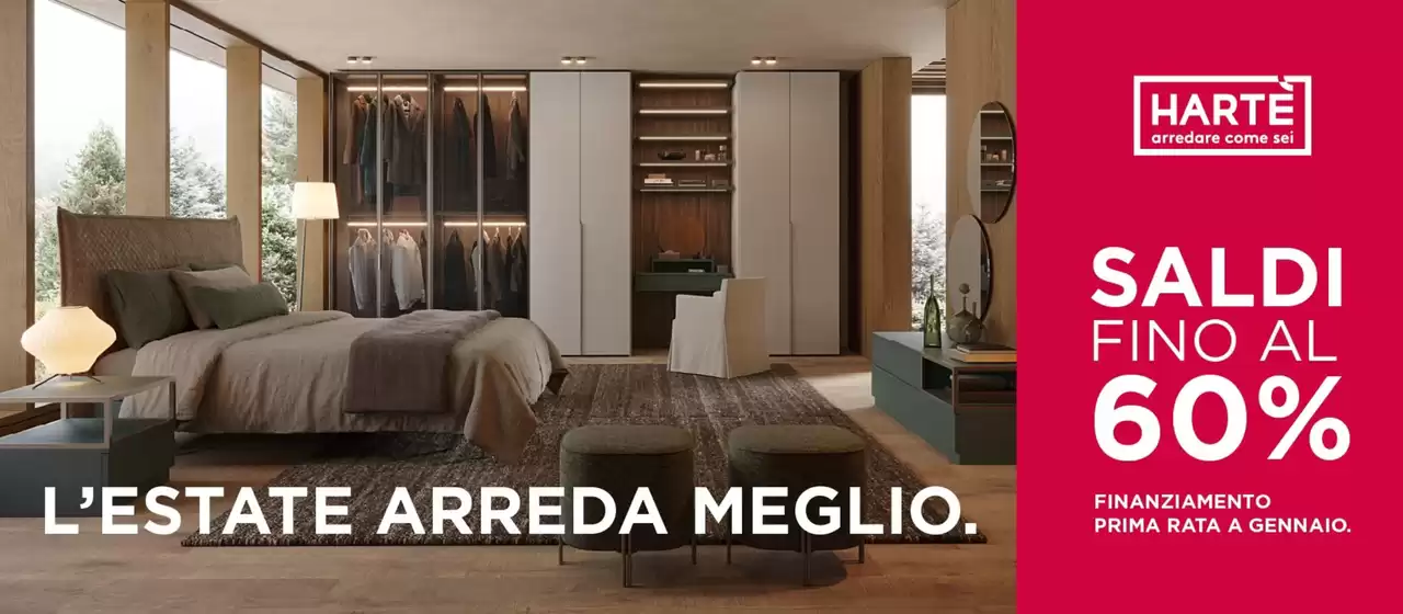 Volantino Hartè a Cinto Euganeo | L'estate arreda meglio | 2026-07-14T00:00:00.000Z - 2026-09-15T00:00:00.000Z