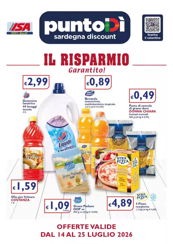 Volantino PuntoDì | Il risparmio garantito! | 2026-07-14T00:00:00.000Z - 2026-07-25T00:00:00.000Z