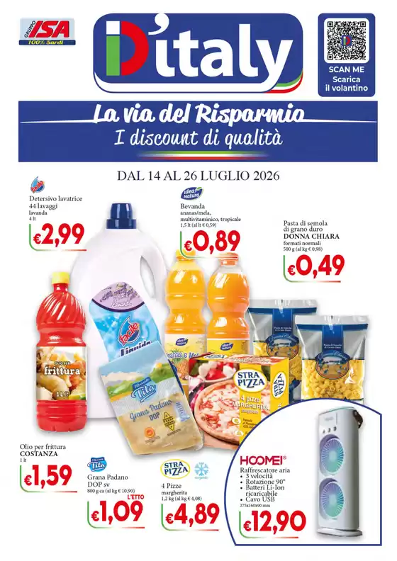 Volantino D'Italy | La via del risparmio | 2026-07-14T00:00:00.000Z - 2026-07-26T00:00:00.000Z