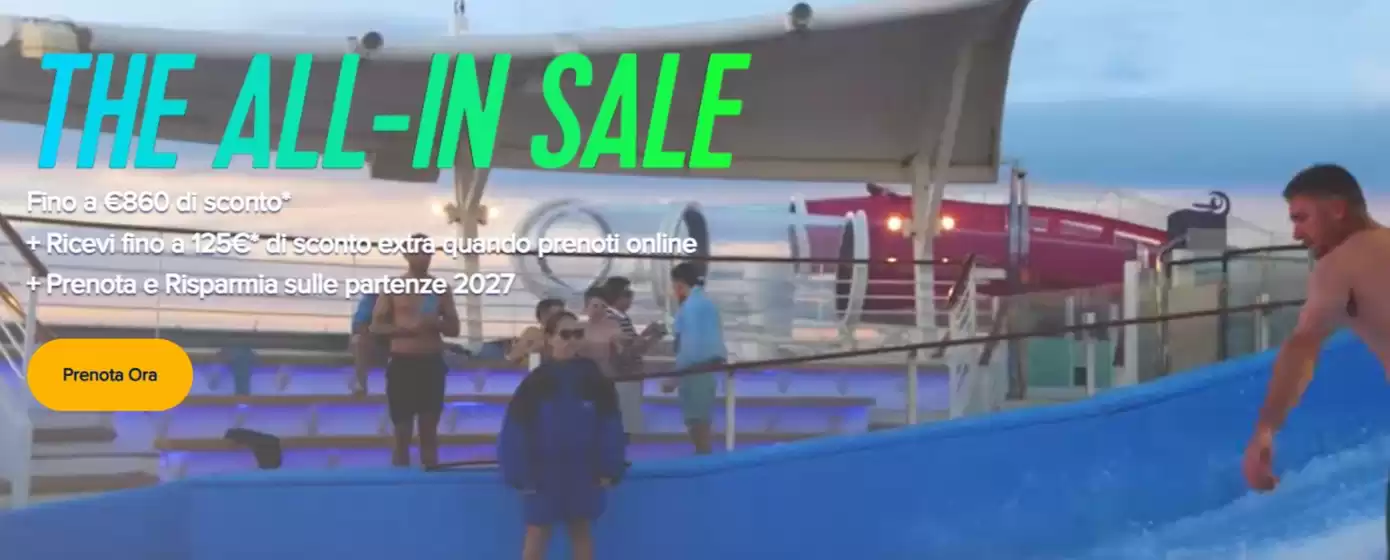 Volantino Royal Caribbean a Bosio | The all-in sale | 2026-07-14T00:00:00.000Z - 2026-07-16T00:00:00.000Z