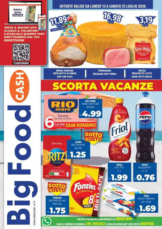Volantino Superfood | Scorta vacanze | 2026-07-13T00:00:00.000Z - 2026-07-25T00:00:00.000Z