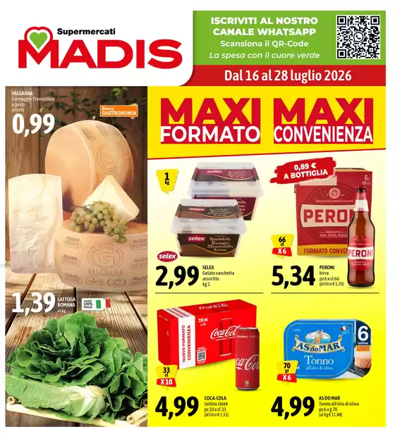 Volantino Madis | Madis formato Maxi convenienza | 2026-07-16T00:00:00.000Z - 2026-07-28T00:00:00.000Z