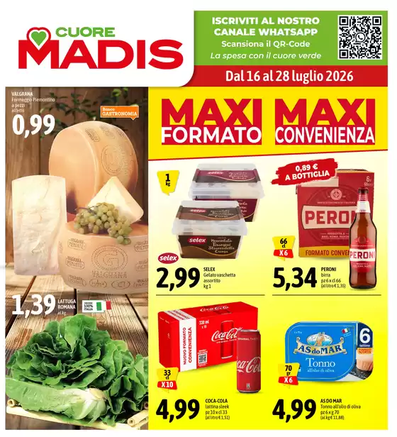 Volantino Madis | Maxi formati Maxi convenienza | 2026-07-16T00:00:00.000Z - 2026-07-28T00:00:00.000Z
