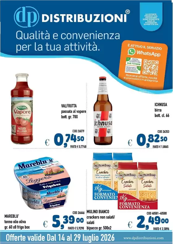 Volantino Del Prete Alimentari | Offerte valide dal 14 al 29 luglio 2026 | 2026-07-14T00:00:00.000Z - 2026-07-29T00:00:00.000Z
