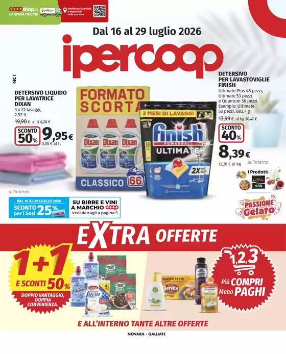Volantino Ipercoop a Mesero | Extra offerte | 2026-07-16T00:00:00.000Z - 2026-07-29T00:00:00.000Z