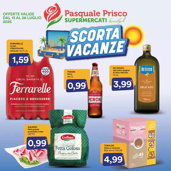 Volantino Supermercati Prisco | Scorta vacanze | 2026-07-13T00:00:00.000Z - 2026-07-26T00:00:00.000Z