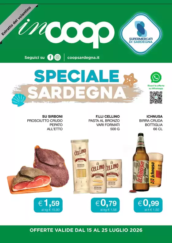 Volantino Coop a Girasole | Speciale Sardegna | 2026-07-15T00:00:00.000Z - 2026-07-25T00:00:00.000Z