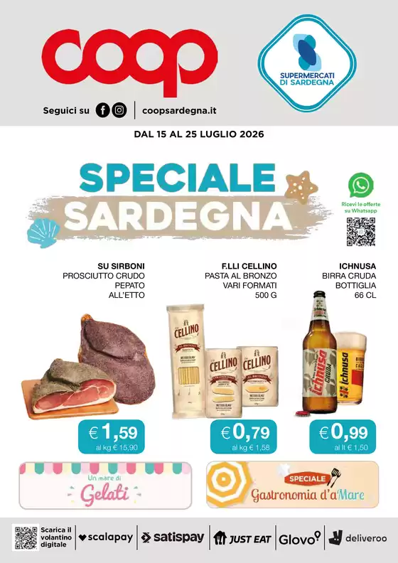 Volantino Coop a Padria | Speciale Sardegna | 2026-07-15T00:00:00.000Z - 2026-07-25T00:00:00.000Z