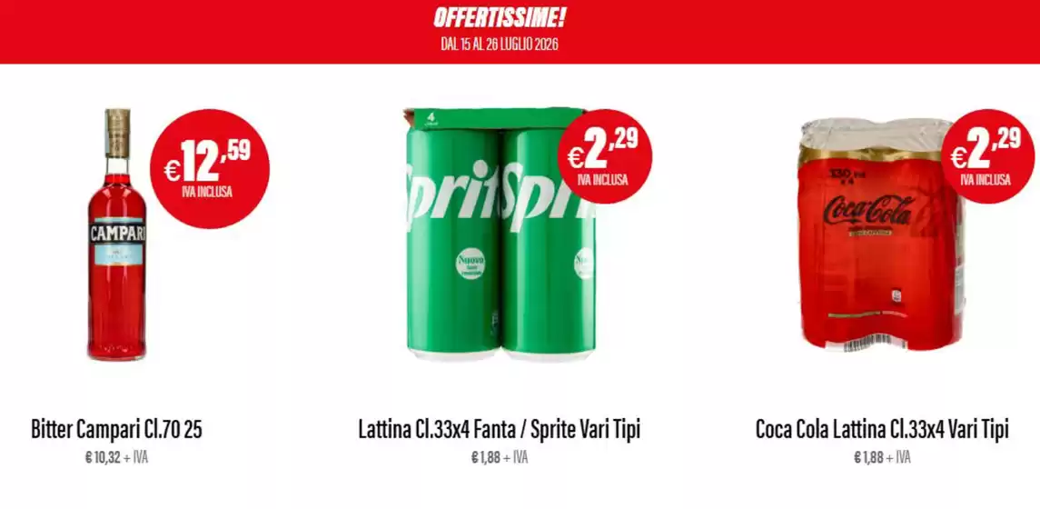 Volantino AG Cash and Carry | Offertissime! | 2026-07-15T00:00:00.000Z - 2026-07-26T00:00:00.000Z